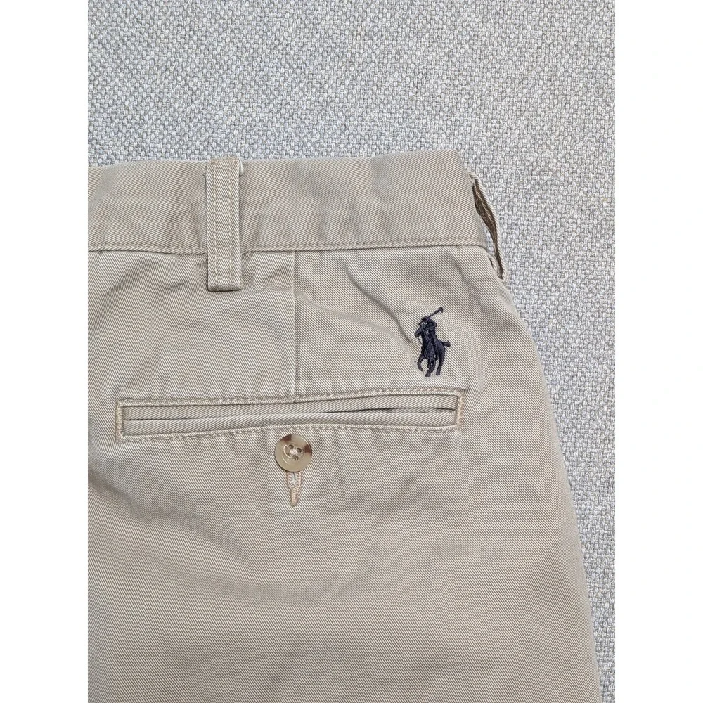 Polo Ralph Lauren Men's Khaki 38x30 Preston Chino Cotton Pants Pony Office Prep